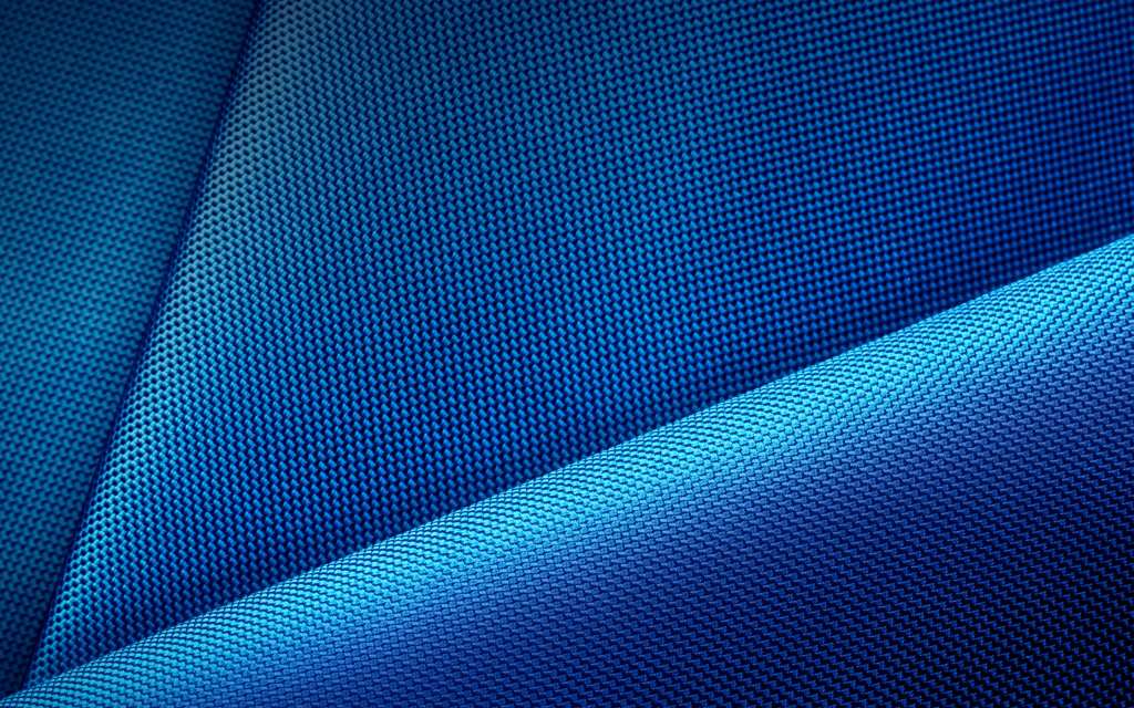 Blue Fabric Pattern Wallpaper
