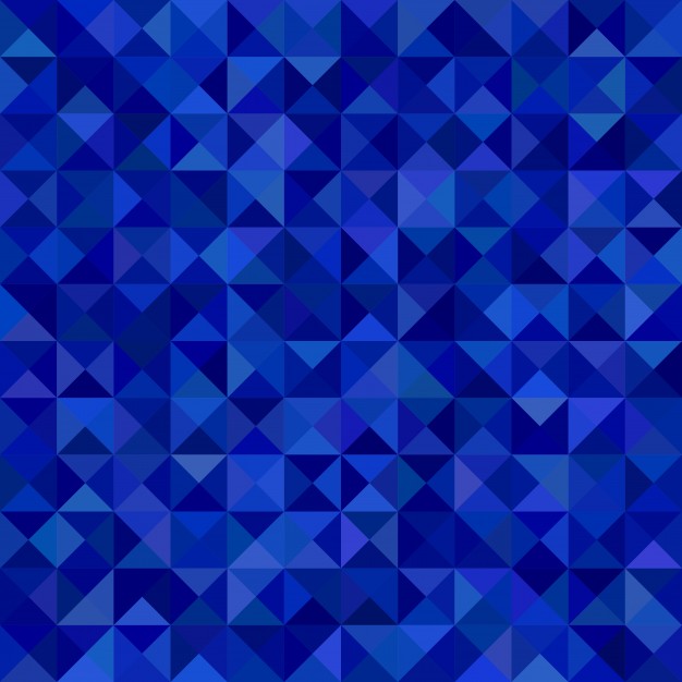 دانلود وکتور Geometrical abstract triangle mosaic pattern background - vector graphic from triangles in blue tones