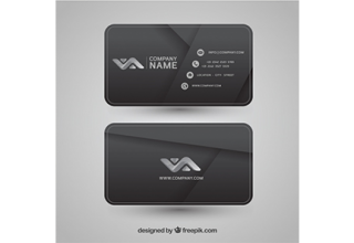 دانلود وکتور Gray abstract corporate card