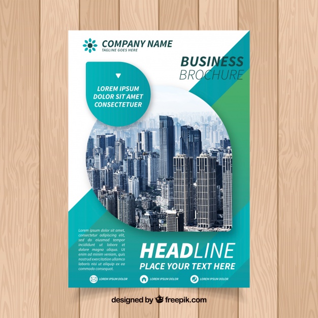 دانلود وکتور Creative business brochure