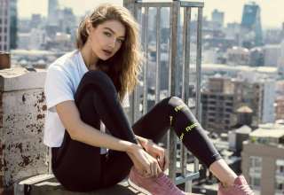 Gigi Hadid Reebok Shoot 2017