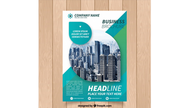 دانلود وکتور Creative business brochure