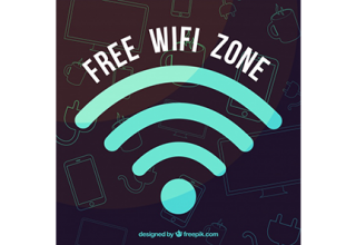 دانلود وکتور Free wifi background