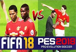 PES 18 و FIFA 18