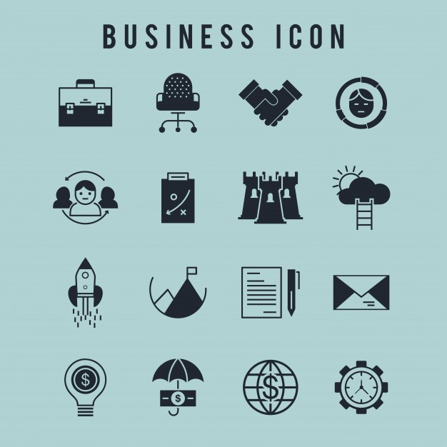 دانلود وکتور Business icon set