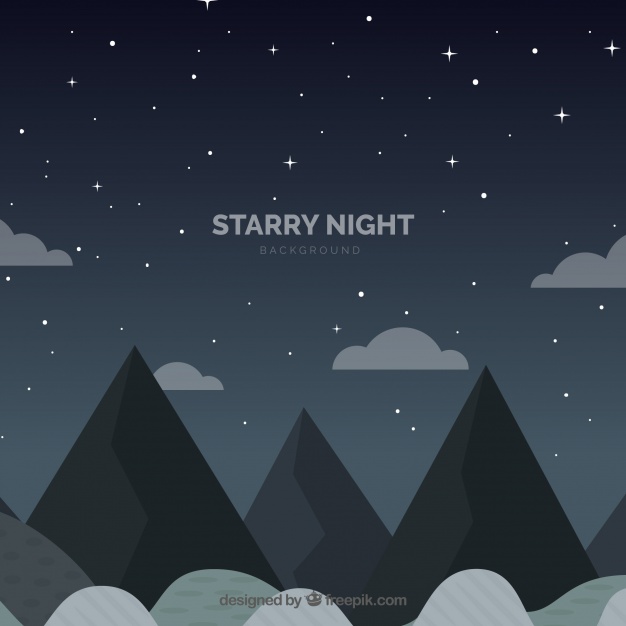 دانلود وکتور Starry night background