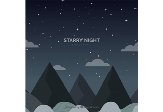 دانلود وکتور Starry night background