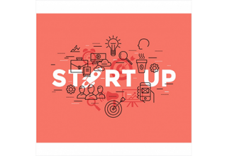 دانلود وکتور Start up business background