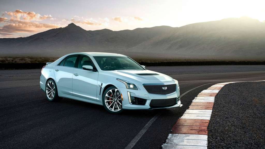 Cadillac CTS V Glacier Metallic Edition 2018 Wallpaper