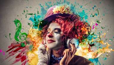 Colorful Clown Wallpaper