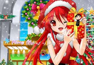Anime Girl Hot Christmas New Year Wallpaper