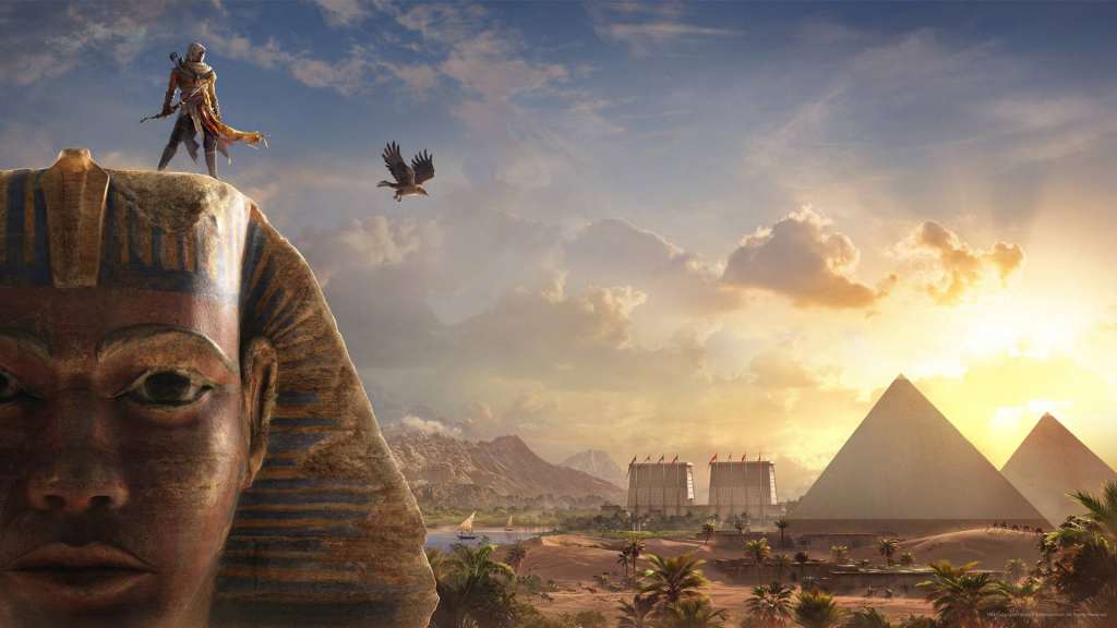 Bayek Sphinx Assassins Creed: Origins Wallpaper