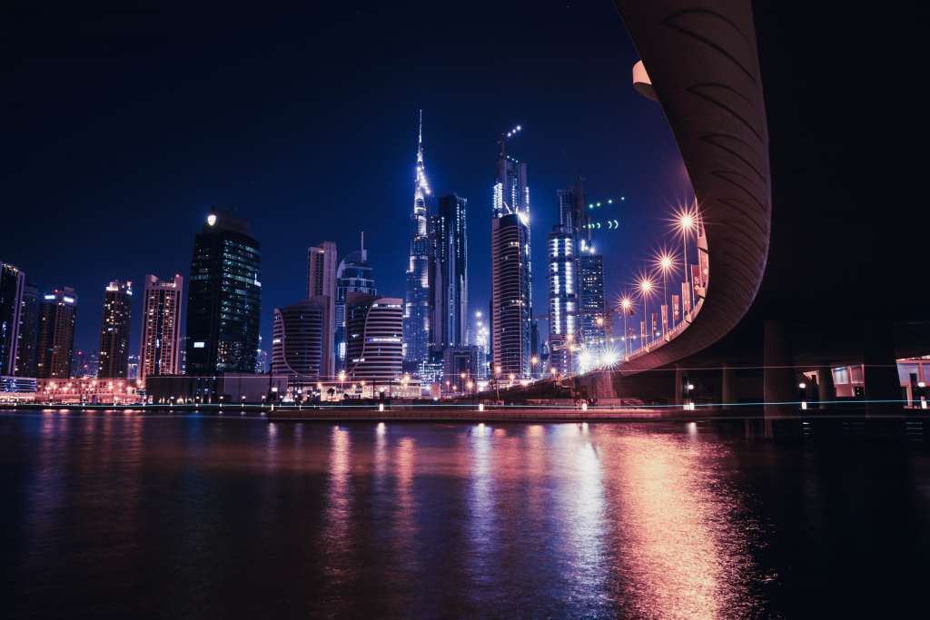 Dubai United Arab Emirates Skyscrapers Wallpaper