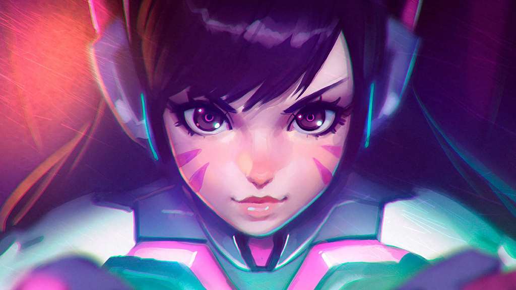 D. VA Overwatch Artwork Wallpaper