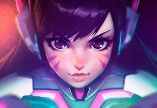 D. VA Overwatch Artwork Wallpaper