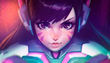 D. VA Overwatch Artwork Wallpaper