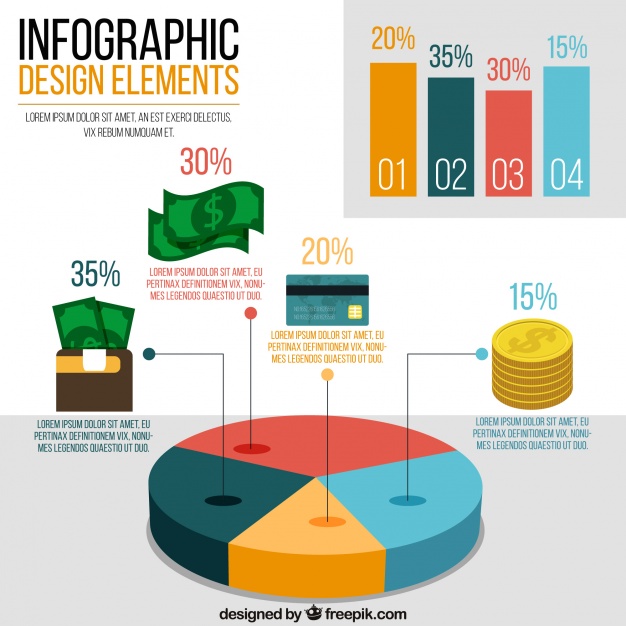 دانلود وکتور Graphs of economy