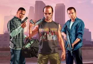 GTA 5 Franklin Michael Trevor Wallpaper