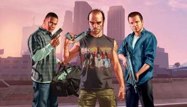 GTA 5 Franklin Michael Trevor Wallpaper