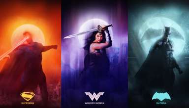 Justice League Superman, Wonder Woman, Batman 8k Wallpaper
