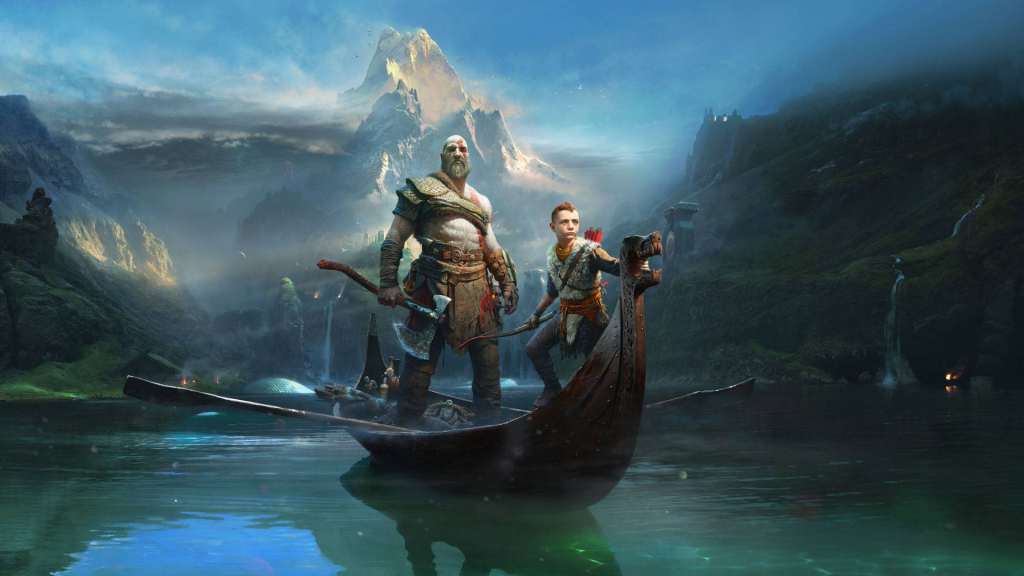 Kratos Atreus God of War 2018 Wallpaper