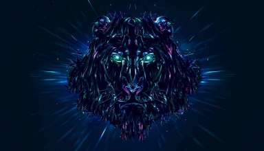 Lion Artwork Wallpaper