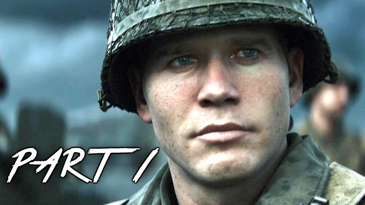 گیم پلی بازی CALL OF DUTY WW2 قسمت 1 - Normandy - Campaign Mission 1