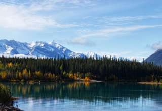 Mountains Lake Trees Wallpaper