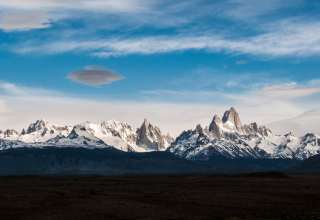 Mountains Tops Sky Landscape Wallpaper