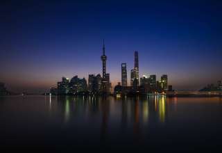 Shanghai Huangpu River Shore Wallpaper