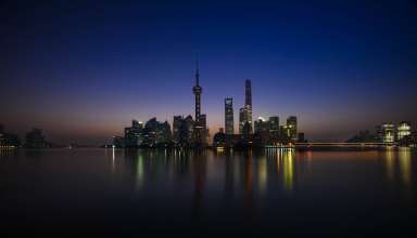 Shanghai Huangpu River Shore Wallpaper