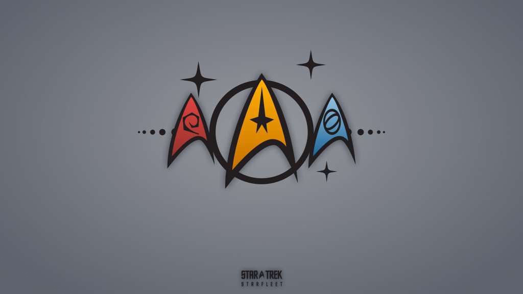 Star Trek Minimalism Logo 5k Wallpaper