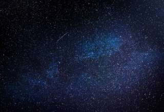 Starry Sky Night Galaxy Glitter Wallpaper