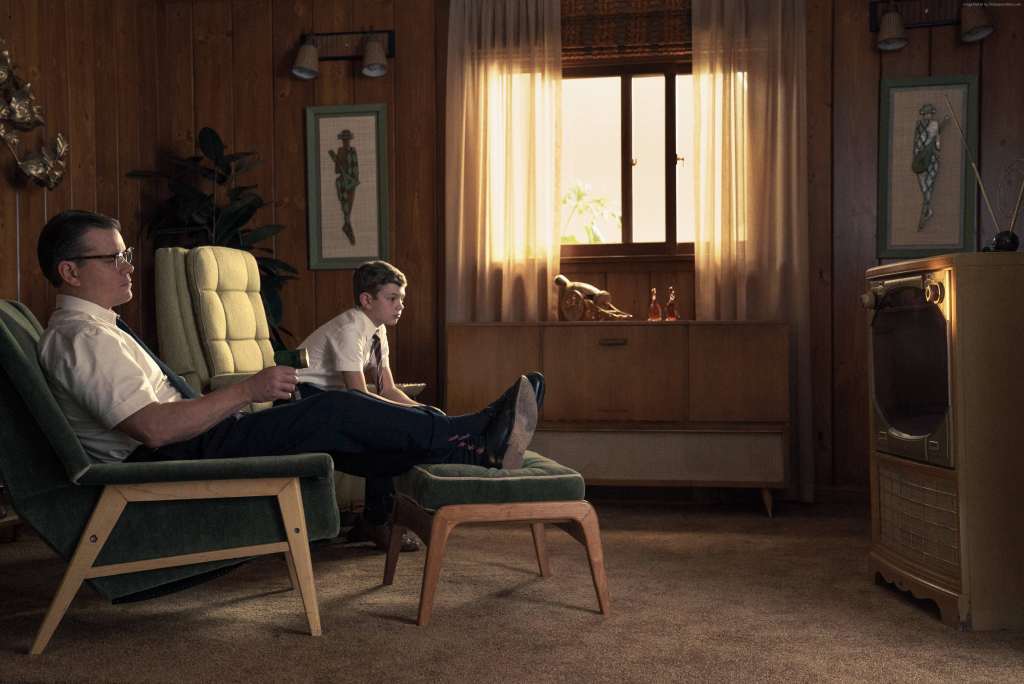 Suburbicon Matt Damon, Noah Jupe 4k Wallpaper