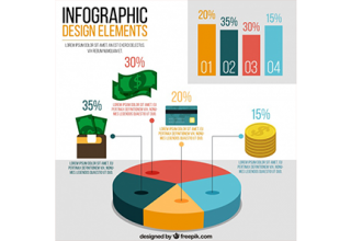 دانلود وکتور Graphs of economy