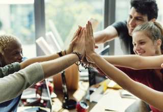 Teamwork Power Successful Meeting Workplace
