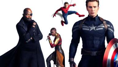Avengers: Infinity War Captain America, Spiderman, Nick Fury Wallpaper
