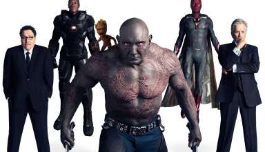 Avengers: Infinity War Drax, Baby Groot, Vision, War Machine Wallpaper