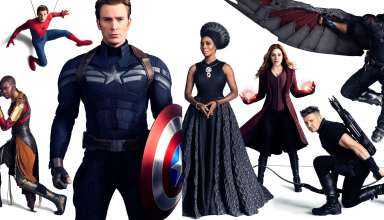 Avengers: Infinty War Captain America, Nick Fury, Hawkeye, Doctor Strange, Falcon, Spiderman Wallpaper