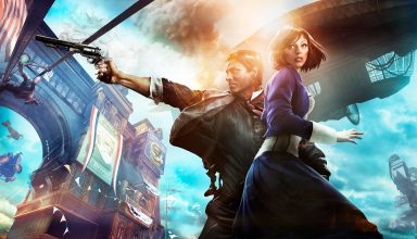 Bioshock Infinite Booker Dewitt and Elizabeth 8k Wallpaper