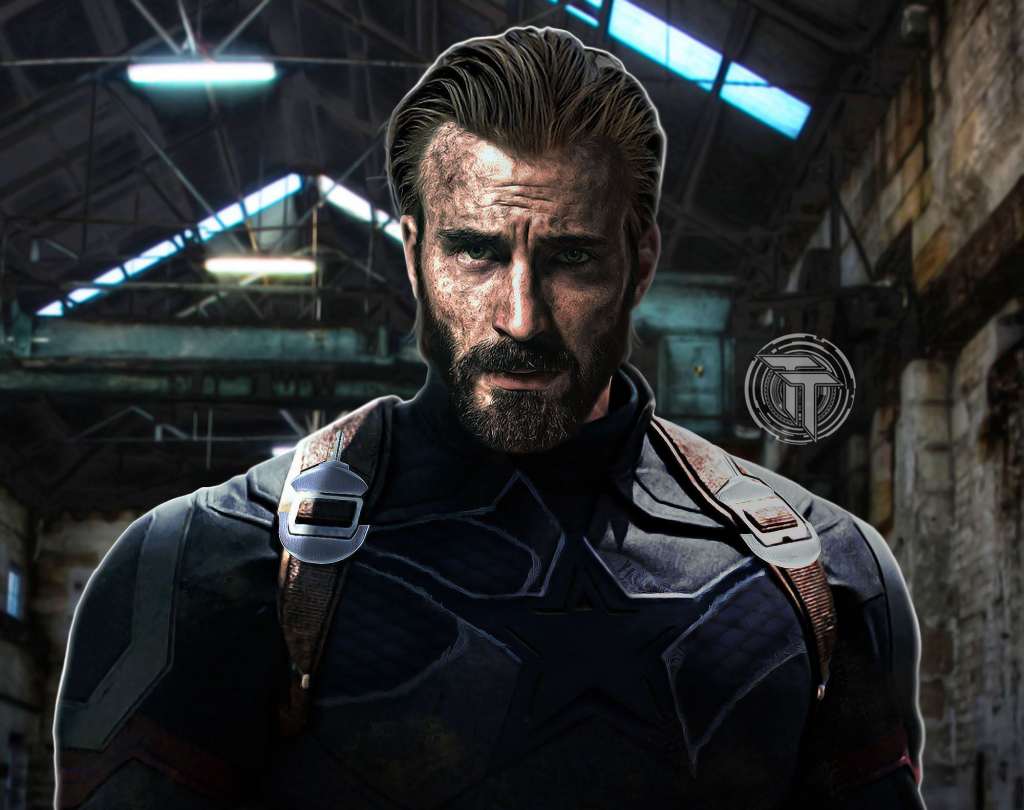Captain America With Beard in Avengers: Infinity War 2018 Wallpaper
