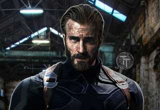 Captain America With Beard in Avengers: Infinity War 2018 Wallpaper