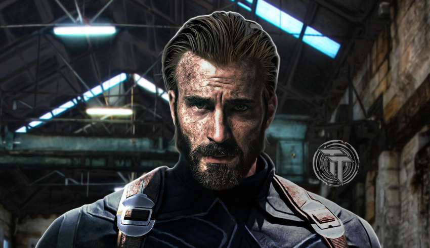 Captain America With Beard in Avengers: Infinity War 2018 Wallpaper