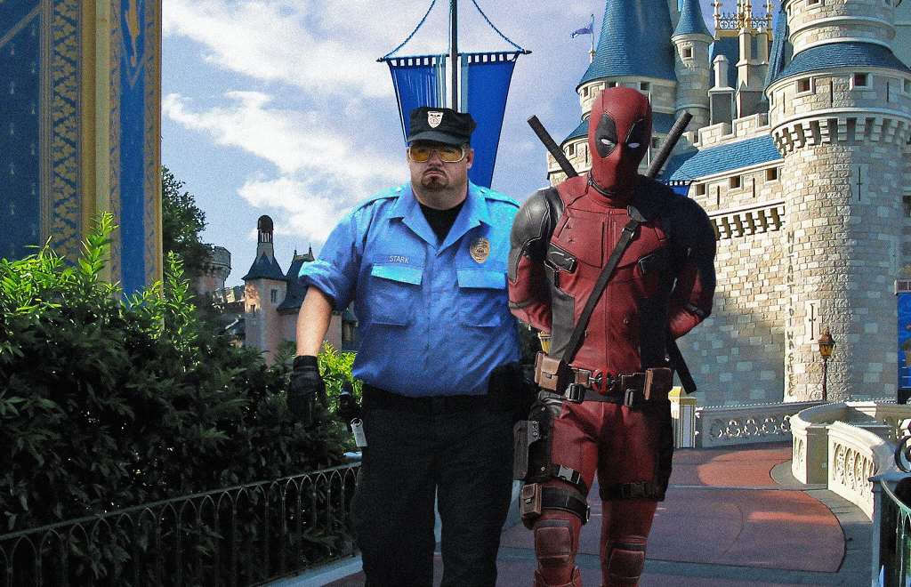 Deadpool 2 Arrested By Police Wallpaper