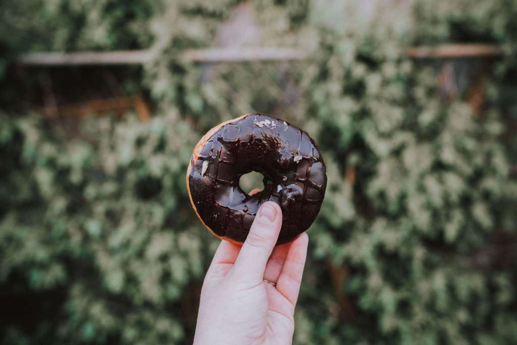 Donut Hand Chocolate Wallpaper