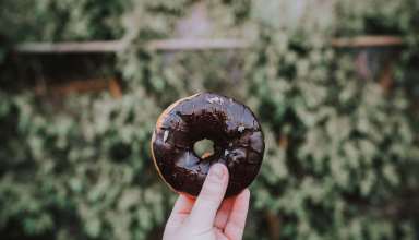 Donut Hand Chocolate Wallpaper