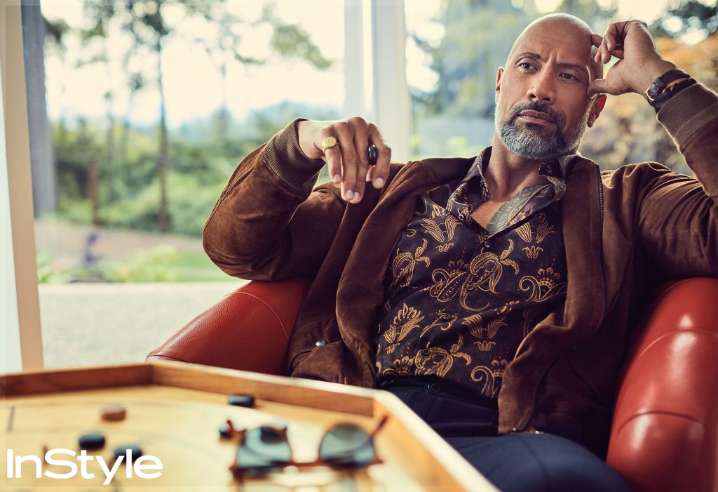 Dwayne Johnson Instyle 2017 Wallpaper