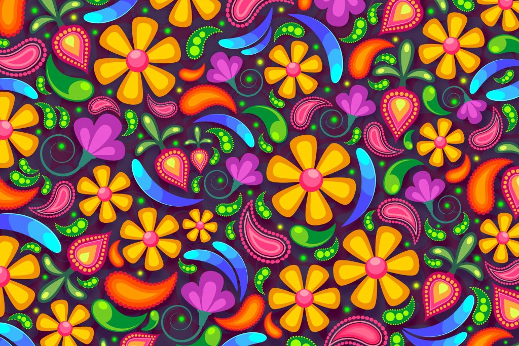 Flowers Art Colorful Wallpaper