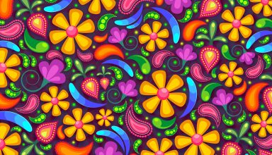 Flowers Art Colorful Wallpaper