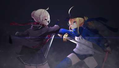Heroine X And Saber Anime Fate Grand Order Wallpaper